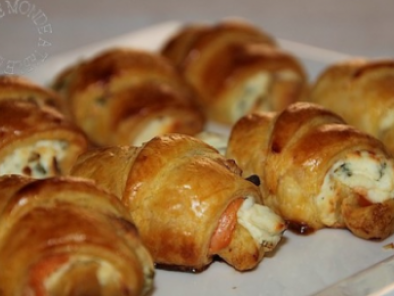 Croissants au saumon et fromage frais - Préparation etape 7