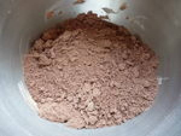 Tarte gourmande au chocolat et aux pommes - Préparation etape 1