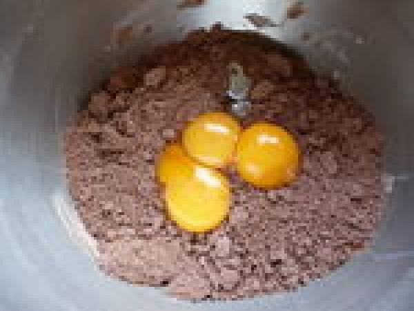 Tarte gourmande au chocolat et aux pommes - Préparation etape 2