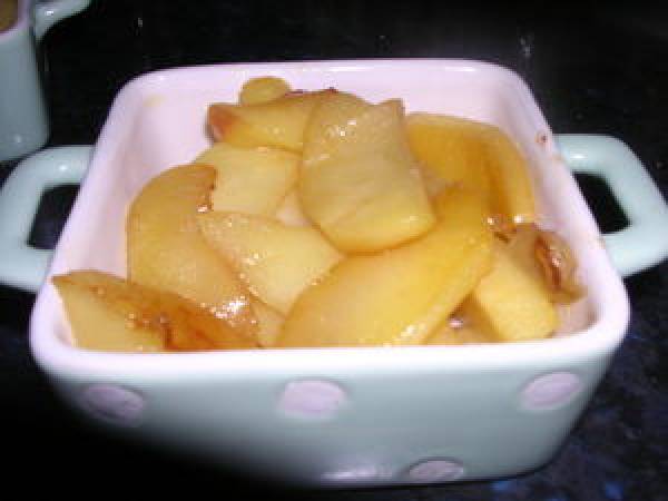 RAMEQUIN AUX POMMES A LA CREME DE SALIDOU - Préparation etape 2