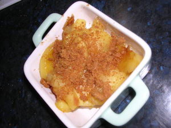 RAMEQUIN AUX POMMES A LA CREME DE SALIDOU - Préparation etape 3