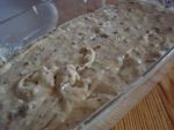 Cake à la banane, chocolat au lait et noix de pécan - Préparation etape 4