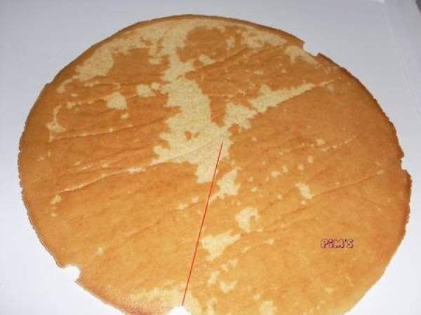 Gâteau dôme... - Préparation etape 1