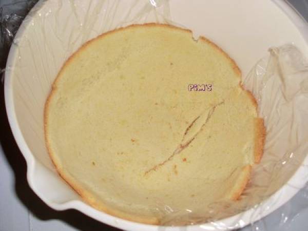 Gâteau dôme... - Préparation etape 2