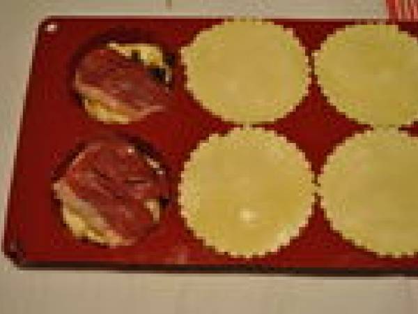 Tartelette tatin au magret fumé - Préparation etape 2