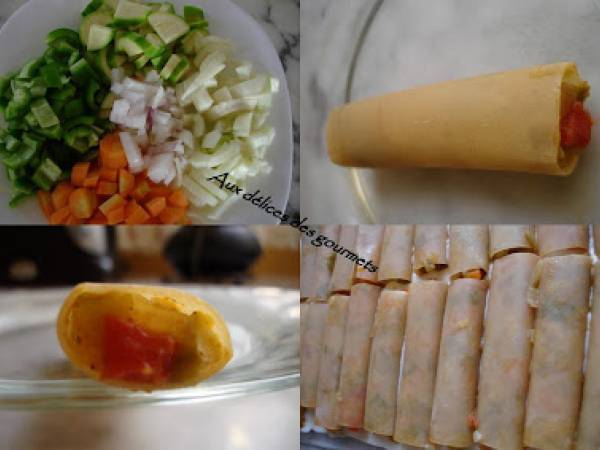 CANNELLONIS AUX LEGUMES - Préparation etape 3