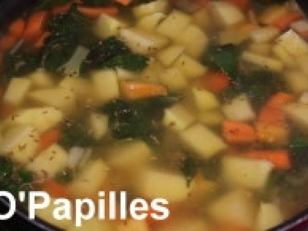 Soupe aux blettes, potiron, carottes et pommes de terre - Préparation etape 3