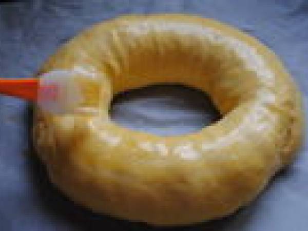 COURONNE BRIOCHÉE DES ROIS - Préparation etape 7