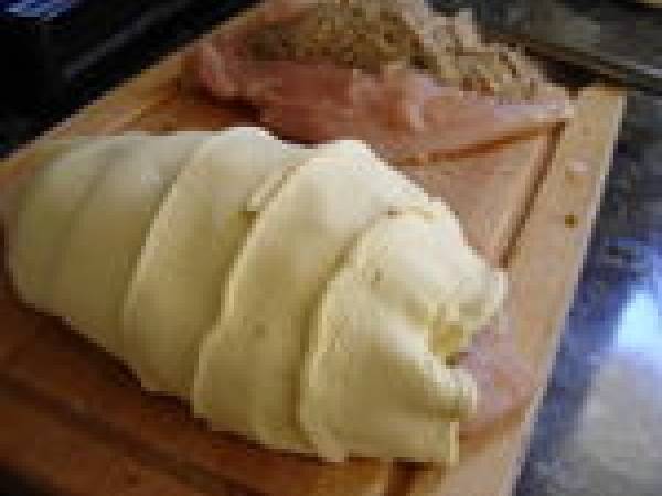 Blancs de Poulets farcis au Foie Gras et aux Cèpes - Préparation etape 8