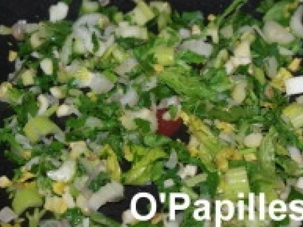 Fruits de mer à la sauce épinard - Préparation etape 2