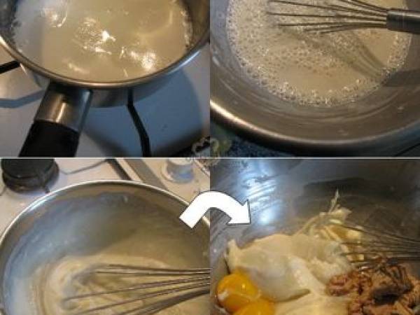 Soufflé au Foie Gras & Parmesan - Préparation etape 3