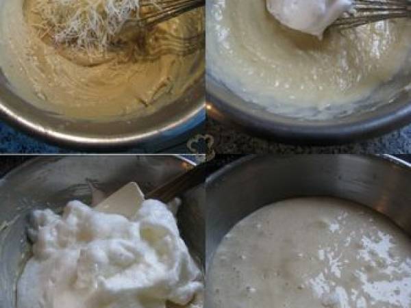 Soufflé au Foie Gras & Parmesan - Préparation etape 5