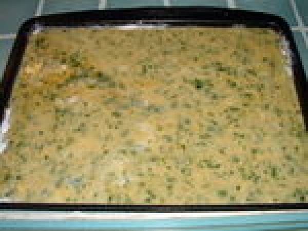 Omelette roulée au jambon, simple, mais joli! - Préparation etape 2