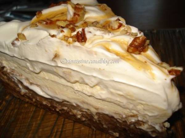 Candy Apple Pie: L'Entremet au fromage citronné, pommes caramélisées - Préparation etape 8