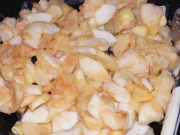 Entremet pommes, praliné et noisettes croquantes - Préparation etape 8