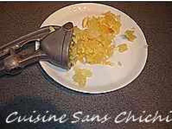 Farfalle au chorizo et aubergine. - Préparation etape 3