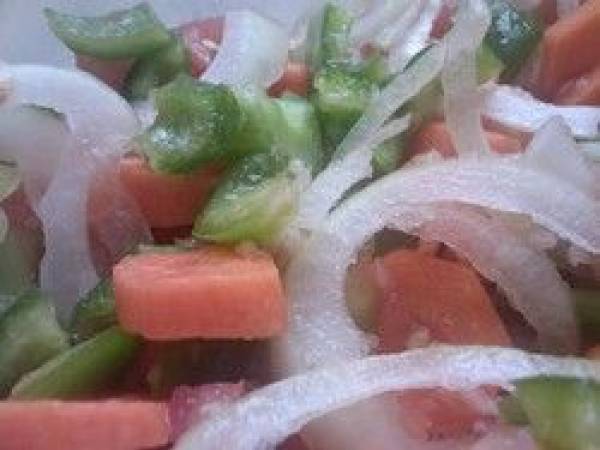 Dorade au four et ses petits légumes - Préparation etape 2