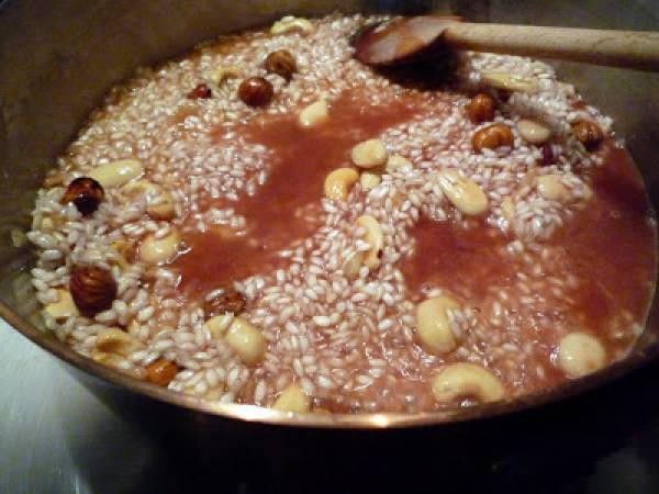 Glühwein- Risotto au vin chaud - Préparation etape 4