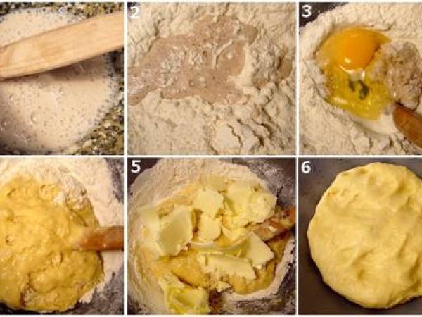 Kanelbullar ( brioche suédoise à la cannelle) - Préparation etape 1