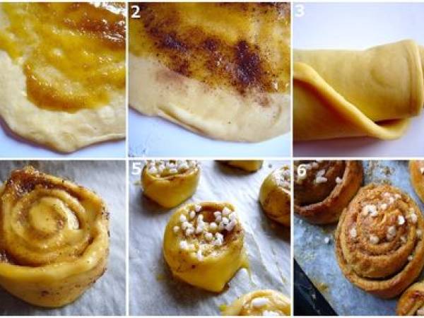 Kanelbullar ( brioche suédoise à la cannelle) - Préparation etape 6