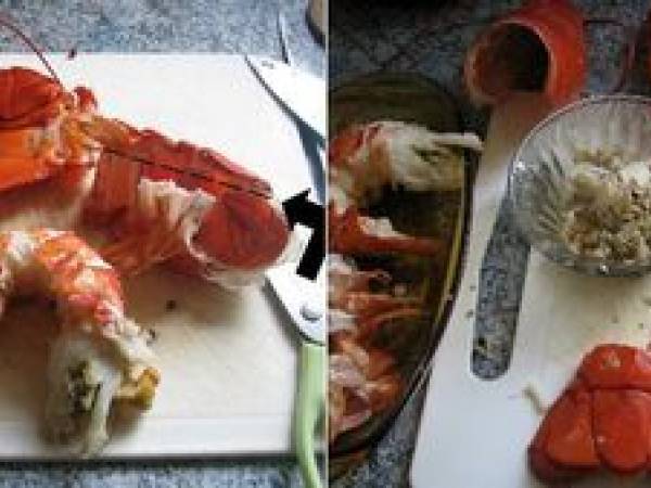 Bûche de Homard à la Mousse de Sandre Frais - Préparation etape 4