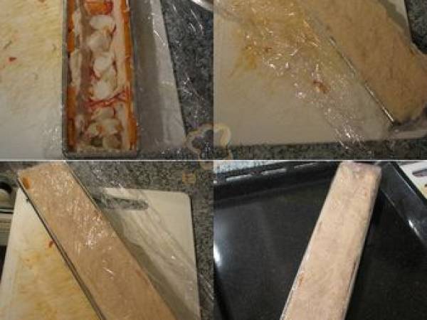 Bûche de Homard à la Mousse de Sandre Frais - Préparation etape 7