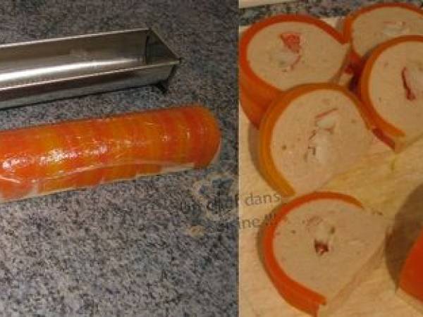 Bûche de Homard à la Mousse de Sandre Frais - Préparation etape 8