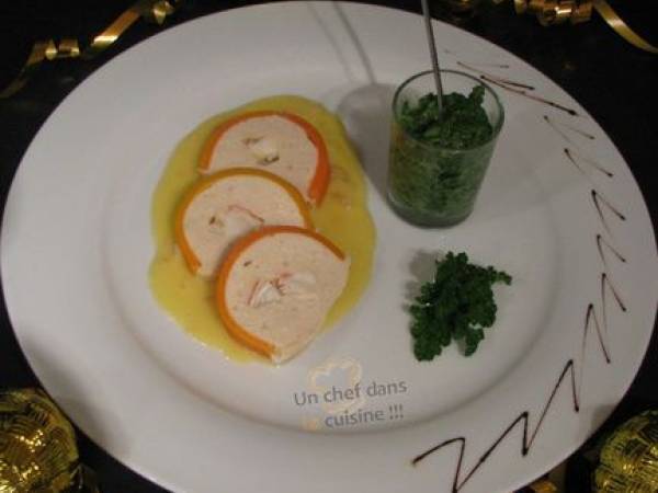 Bûche de Homard à la Mousse de Sandre Frais - Préparation etape 9