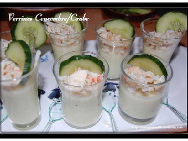 ST JACQUES au MIEL et VERRINES CONCOMBRE/CRABE - Préparation etape 7