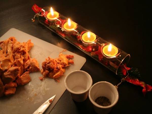 Ballotine de foie gras cuit sous vide à 58°C pendant 47 minutes - Préparation etape 2