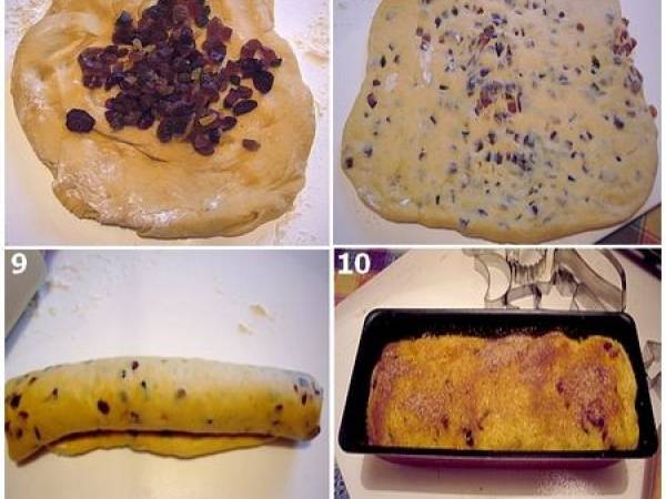 Julekake ( brioche de noël scandinave) - Préparation etape 10