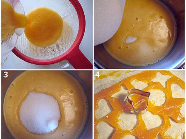 La mandarine: pâte de fruit et sorbet - Préparation etape 5