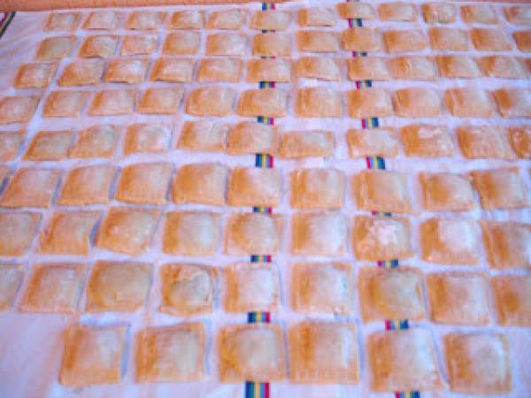 Ravioli au brocciu et aux épinards. - Préparation etape 7