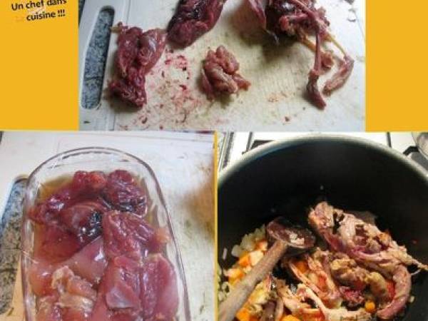 Terrine de Perdreau - Préparation etape 3