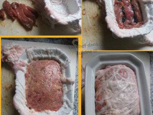 Terrine de Perdreau - Préparation etape 6