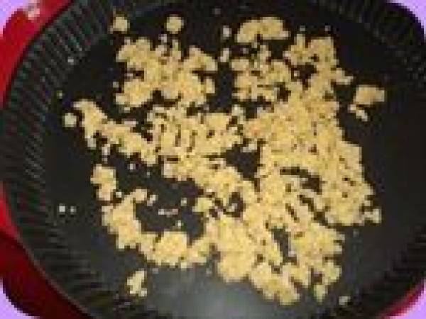 Verrine mangues-oranges sous crumble croustillant - Préparation etape 5