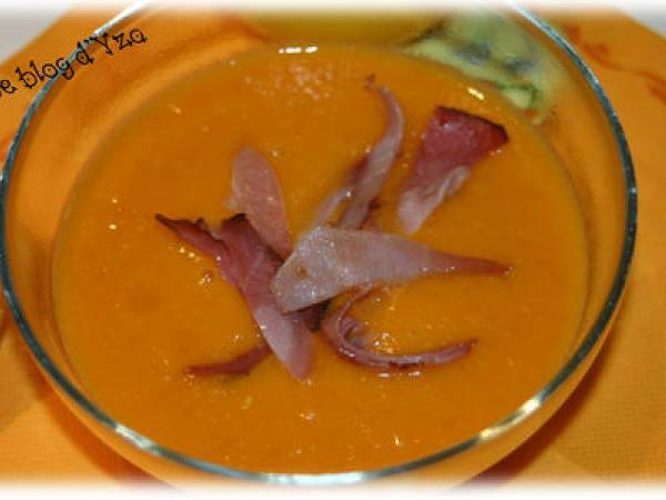 Soupe tomates et maïs, bacon grillée et son muffin au maïs - Préparation etape 4