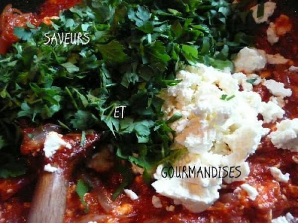 GALETTE OU KESRA FARCIE. - Préparation etape 2