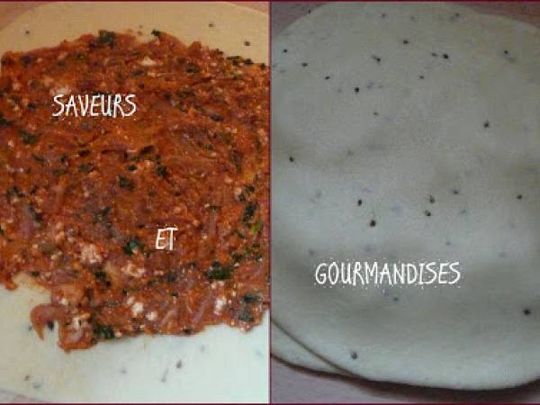 GALETTE OU KESRA FARCIE. - Préparation etape 9