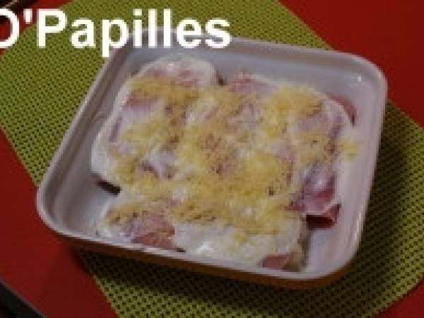 Gratin de céleri rave, pommes de terre et carottes - Préparation etape 3