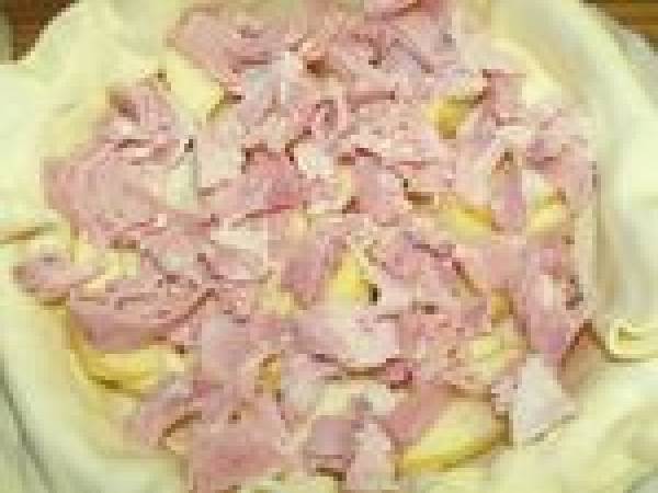 Tourte aux pommes et au camembert - Préparation etape 4