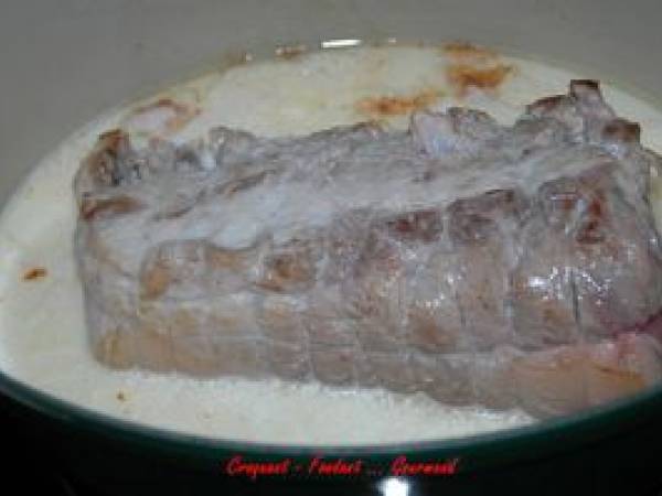 RÔTI de PORC au LAIT et ses POMMES de TERRE FONDANTES - Préparation etape 2