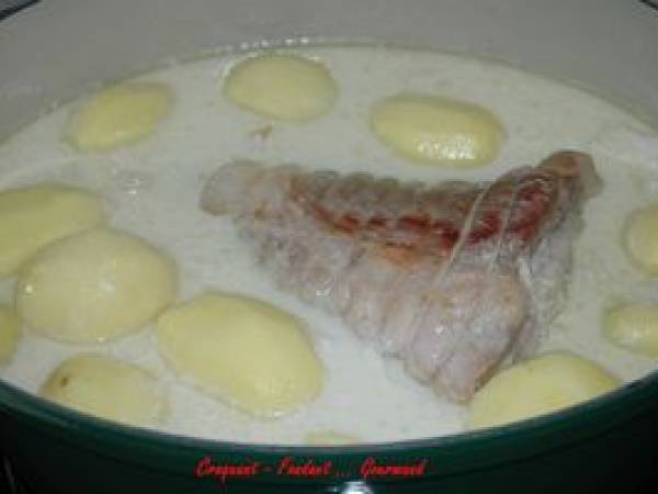 RÔTI de PORC au LAIT et ses POMMES de TERRE FONDANTES - Préparation etape 4