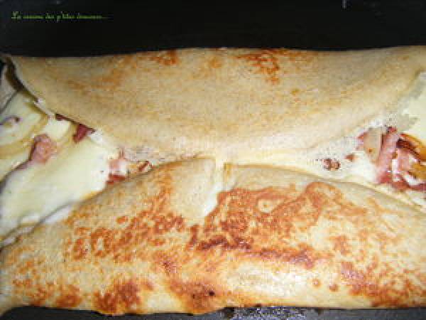 Galettes de sarrasin au st Nectaire - Préparation etape 7