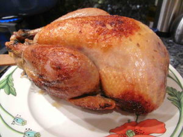 Pintade au cidre, chou rouge et cranberries fraîches - Préparation etape 4