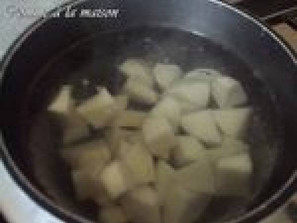 Radis noirs caramélisés - Préparation etape 1