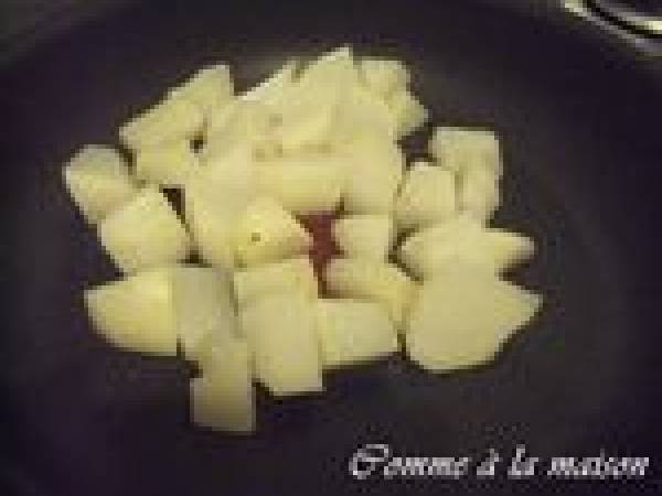 Radis noirs caramélisés - Préparation etape 2