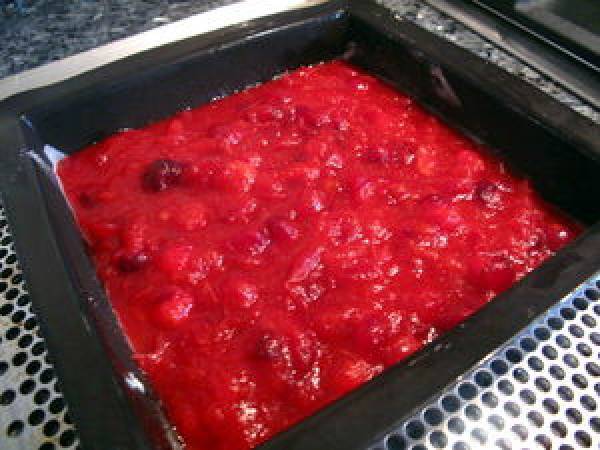 Gâteau renversé aux cranberries fraîches - Préparation etape 4