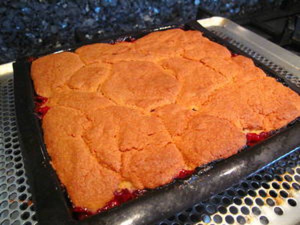 Gâteau renversé aux cranberries fraîches - Préparation etape 7