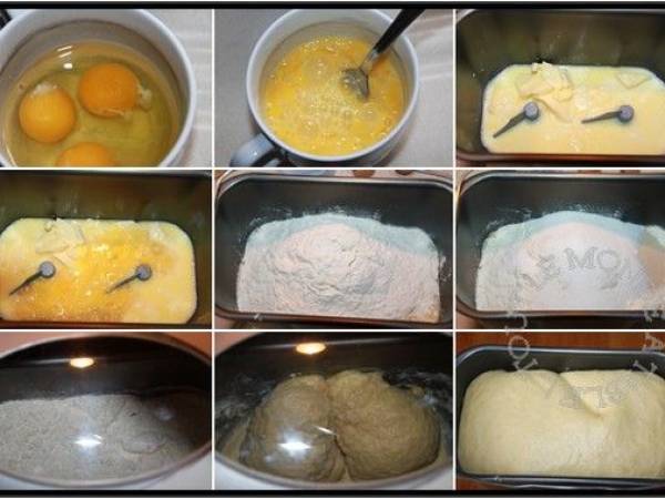 Chinois à la crème pâtissière et aux raisins - Préparation etape 2